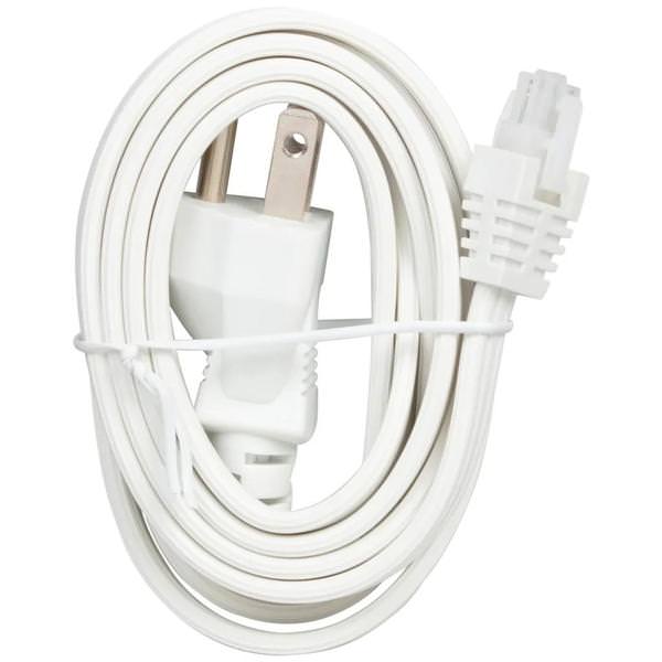 5' White Plug Cable